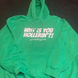 Brand New. Worn once. Why Is You Hollering?  sweatshirt